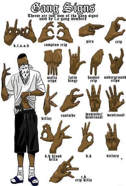 street gang signs