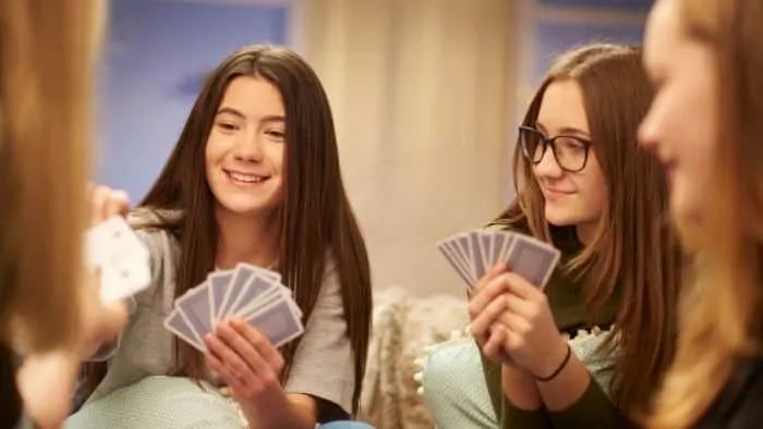 hobbies for teenage girls playing cards