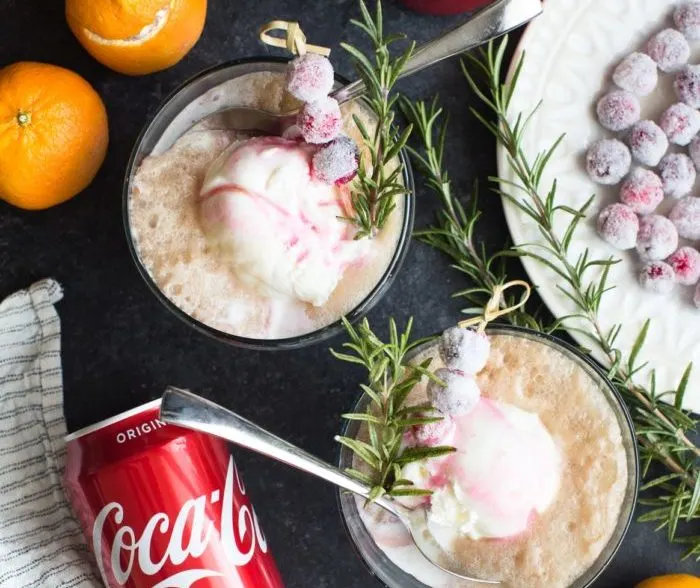 Sparkling Cranberry and Cola Ice Cream Float Recipe 9 e1624456191279