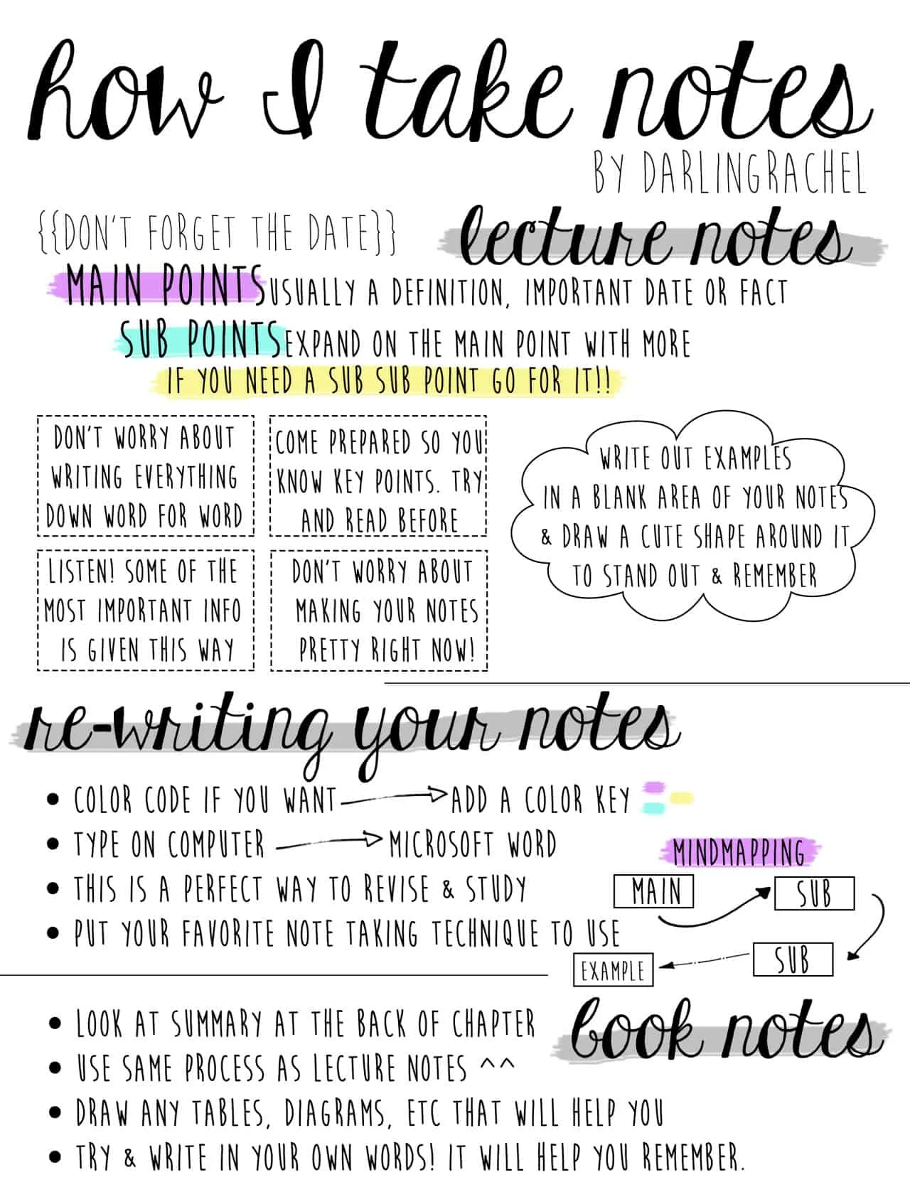 How To Take Notes Life Hack