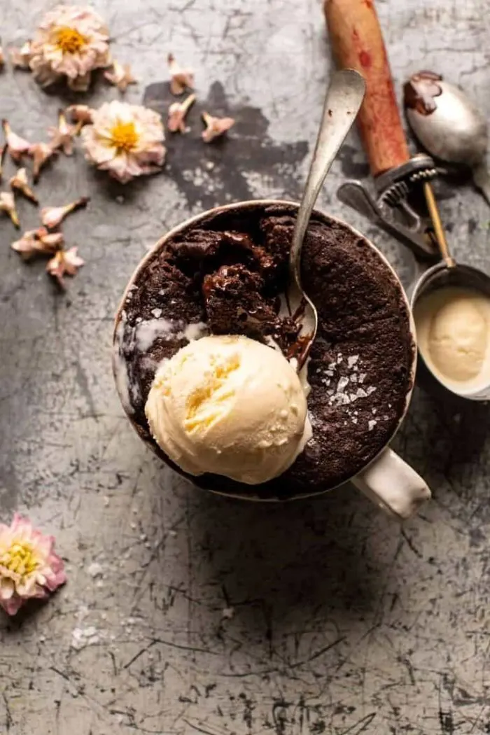 Five Minute Molten Chocolate Mug Cake