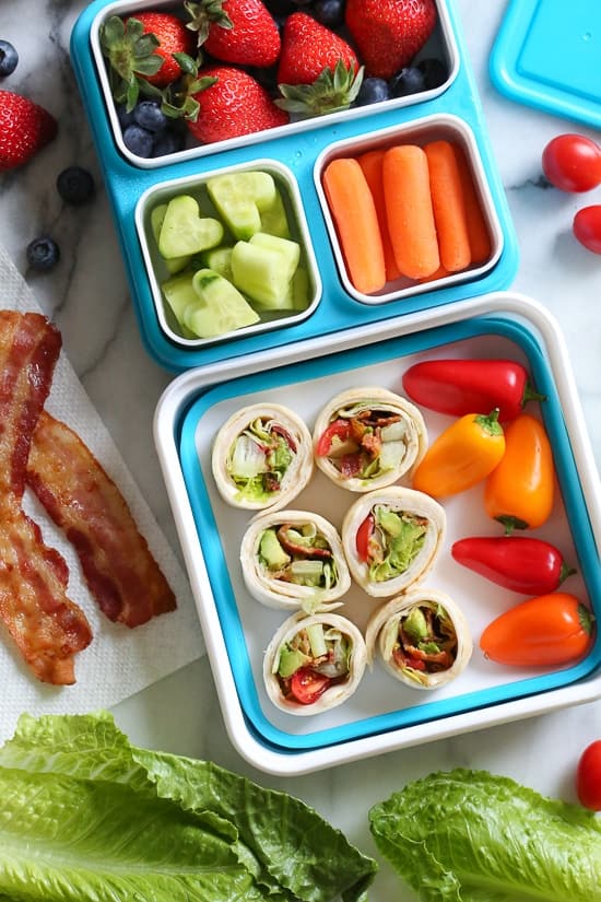 BLT Roll Ups with Turkey and Avocado 8