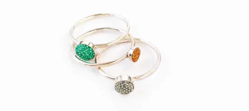 Beaded Stackable Rings