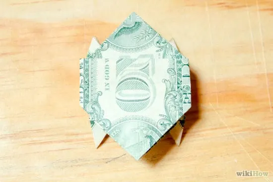 Origami Dollar Bill Turtle
