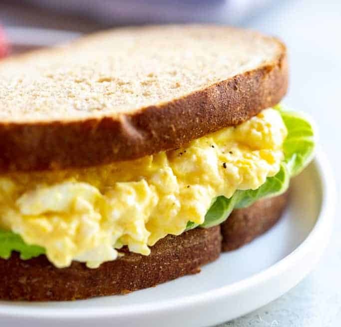 egg sandwich school lunch for teens