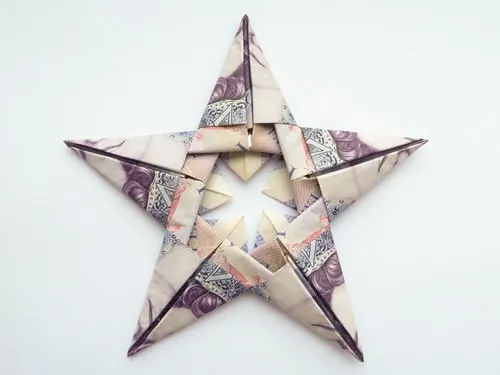 Modular Money Origami Star