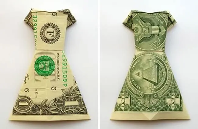 Money Origami Dress