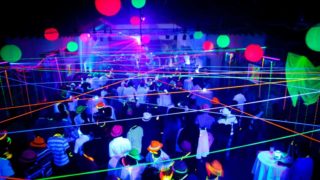Glow in the dark party