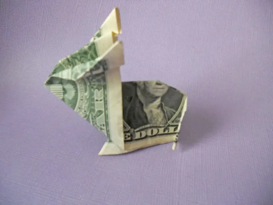 Money Origami Bunny