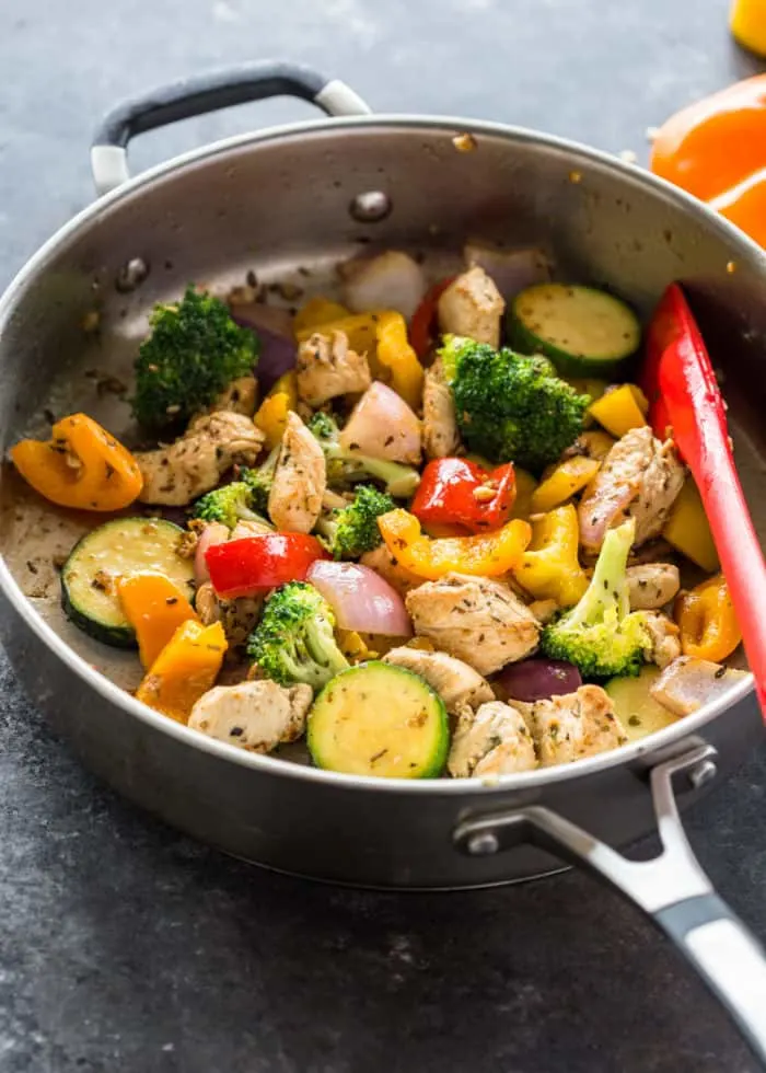 Quick Healthy 15 Minute Stir-Fry Chicken and Veggies