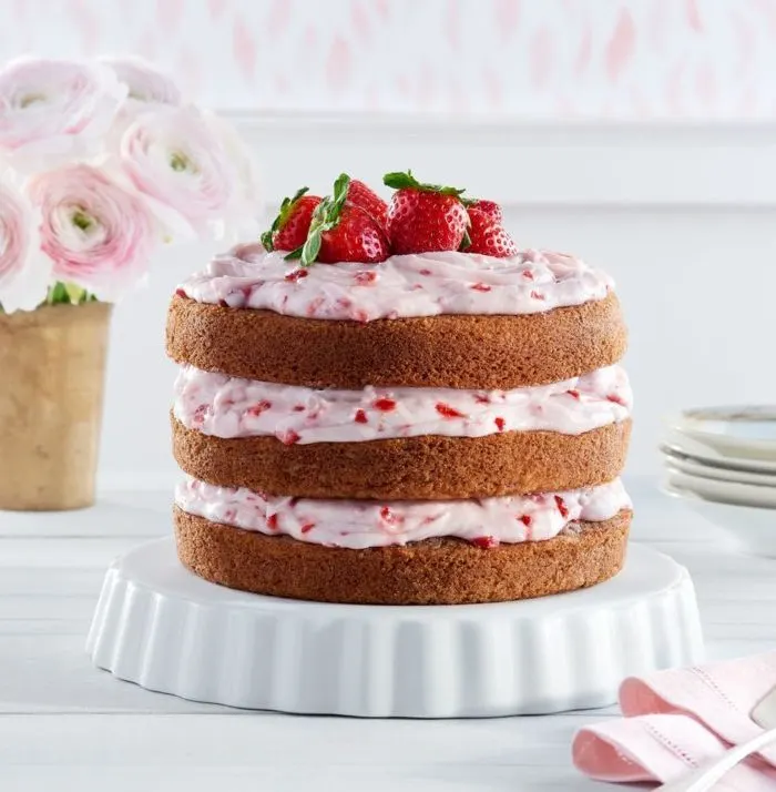 Strawberry Limeaid cake