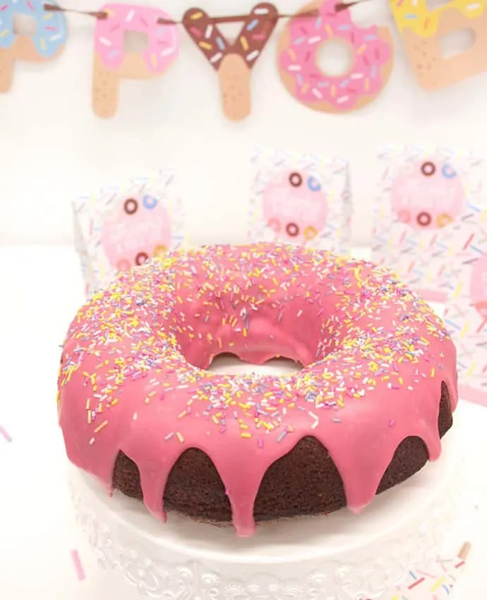 Giant Doughnut Cake