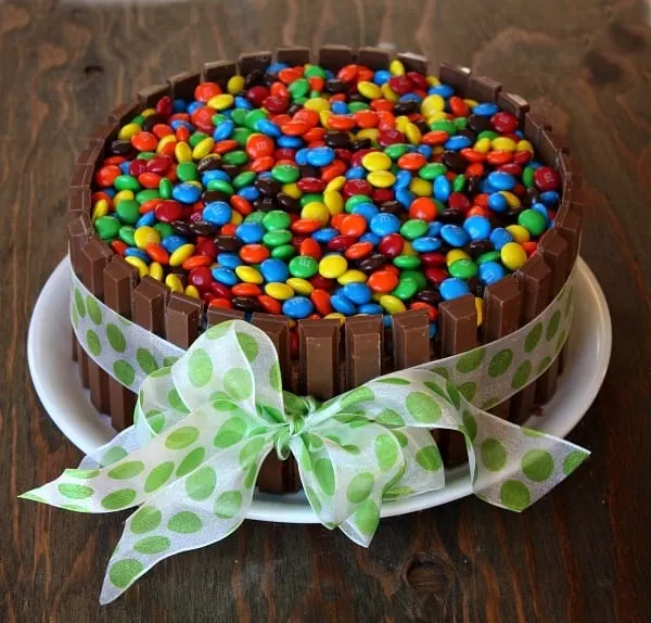 Kit Kat M&M Cake