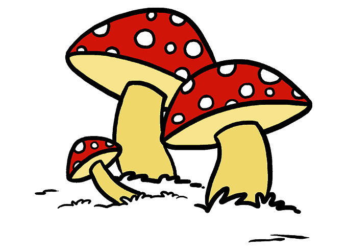How To Draw A Cute Mushroom