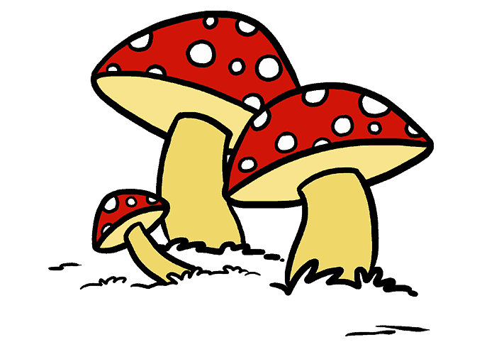 How To Draw A Cute Mushroom