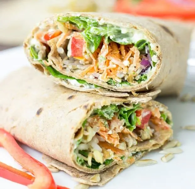 Tangy Veggie Wrap