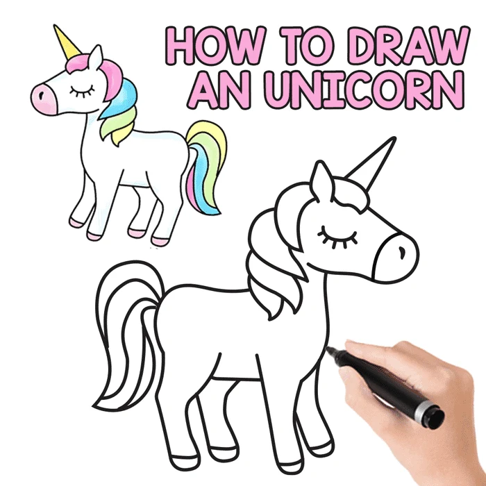 how to draw a unicorn