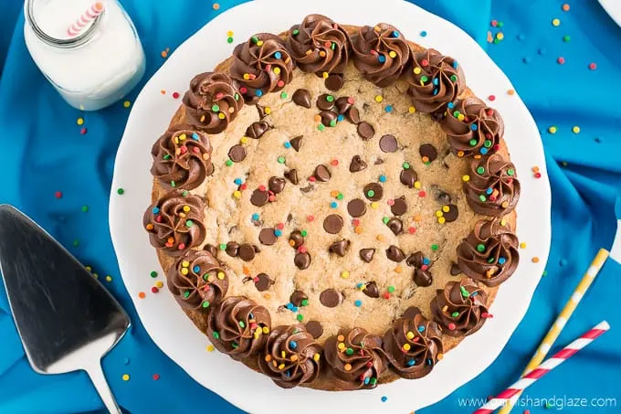 Chocolate Chip Cookie Cake