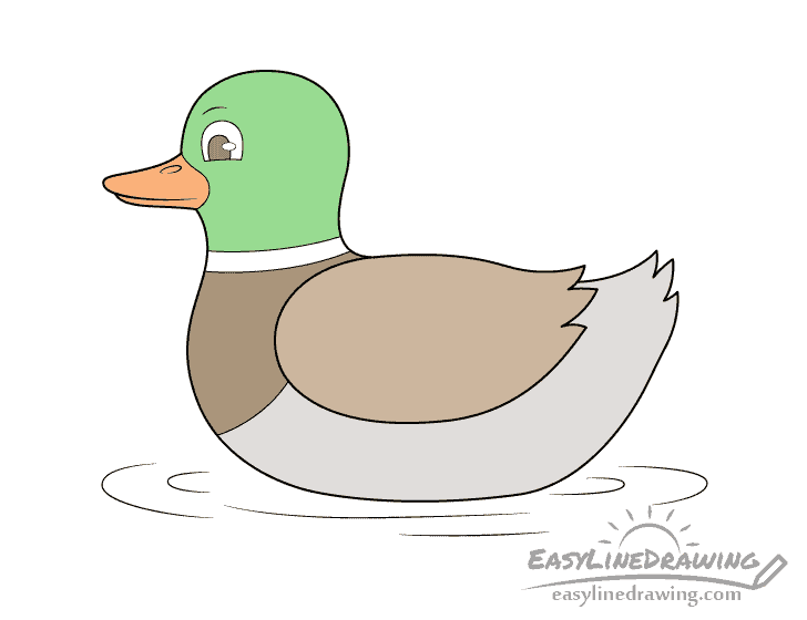 How To Do An Easy Duck Drawing