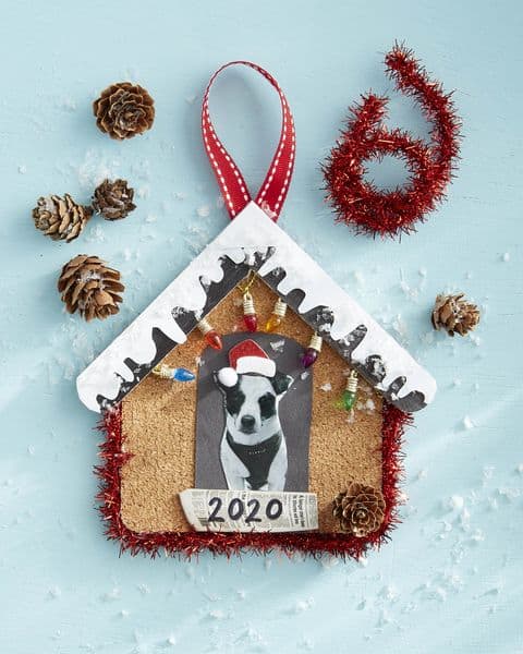 In the Doghouse Photo Ornament