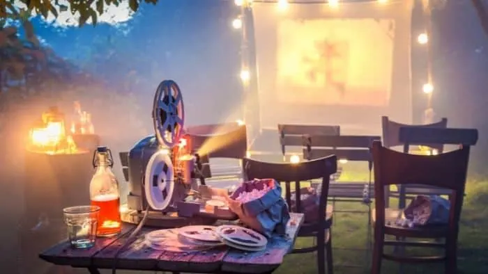 outdoor movie night