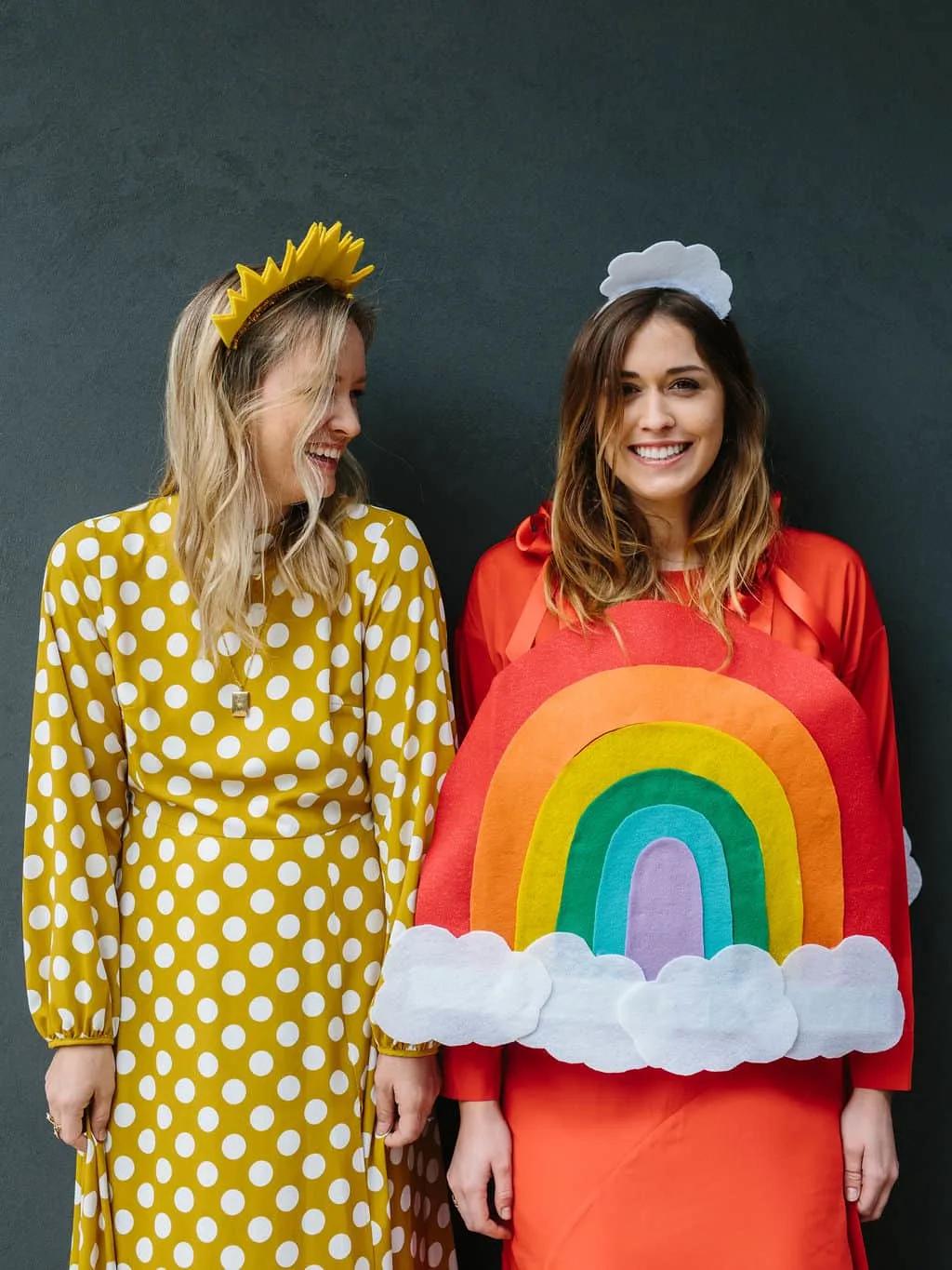 rainbow sunshine halloween costume diy 1