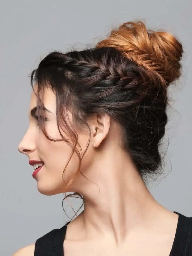 Braided Sides and Bun