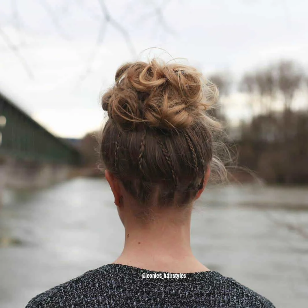 Curly Ballerina Bun