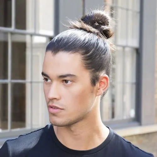 Man Bun Fade For Teen Boys