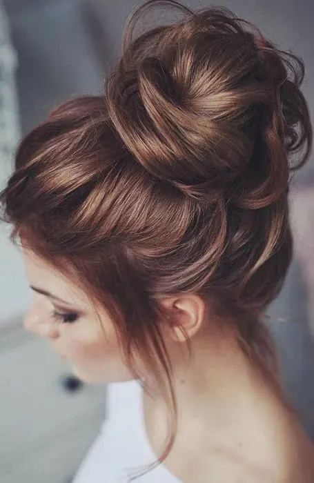 Messy Bun for Long Hair