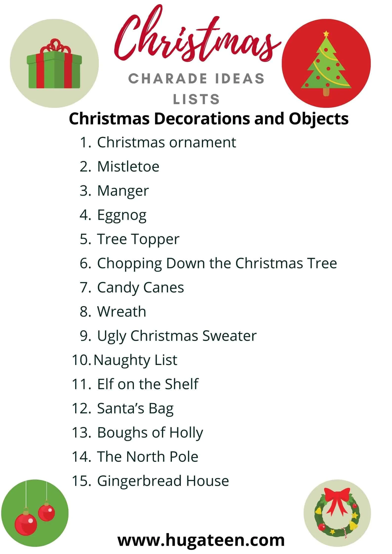 Christmas Decorations and Objects