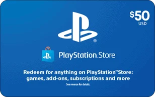 Sony Playstation gift card