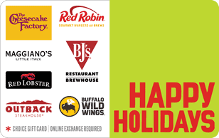 Happy Holidays Gift Card