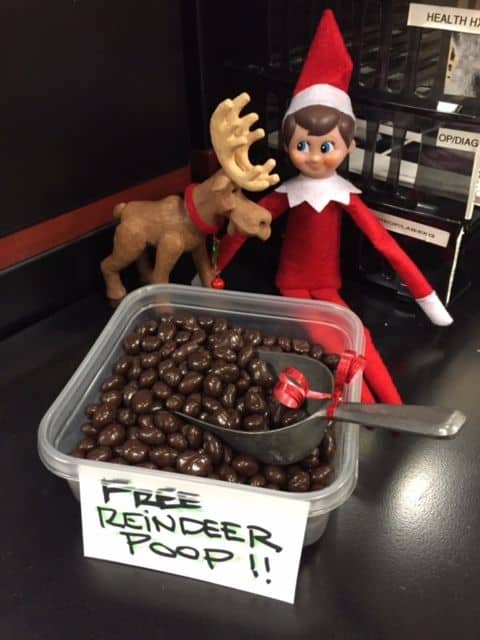 free reindeer poop elf on the shelf
