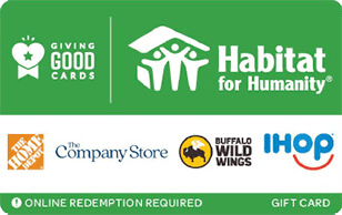 habitat for humanity gift cards for teens