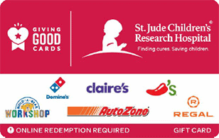 St Jude's Charity Gift Card