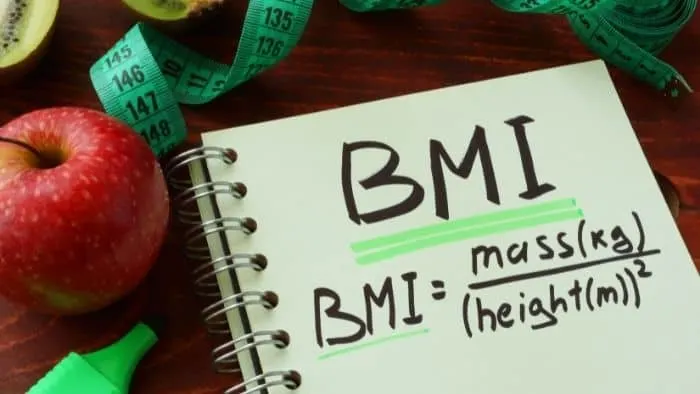 BMI average weight & height for 13 year old