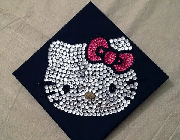 hello kitty grad cap