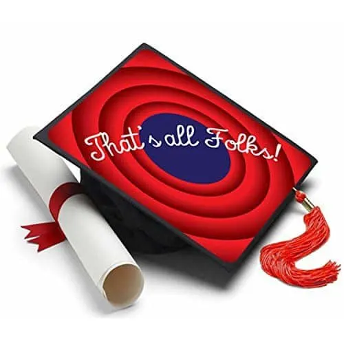 Loony tunes graduation cap ideas