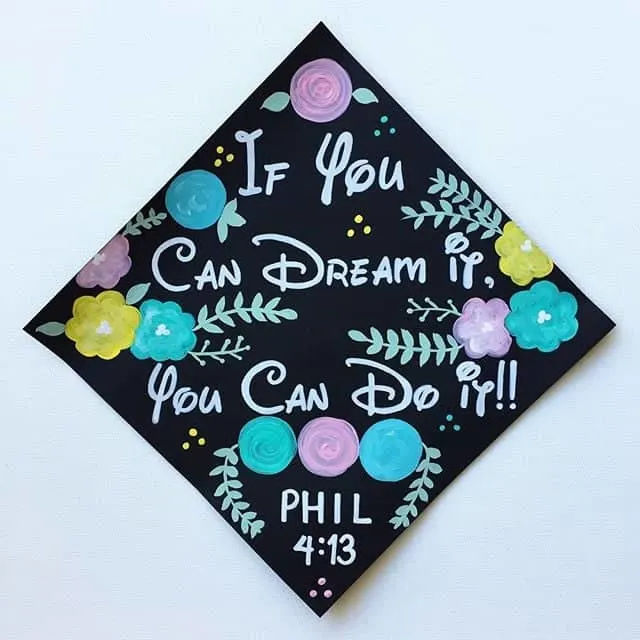 graduation cap ideas disney