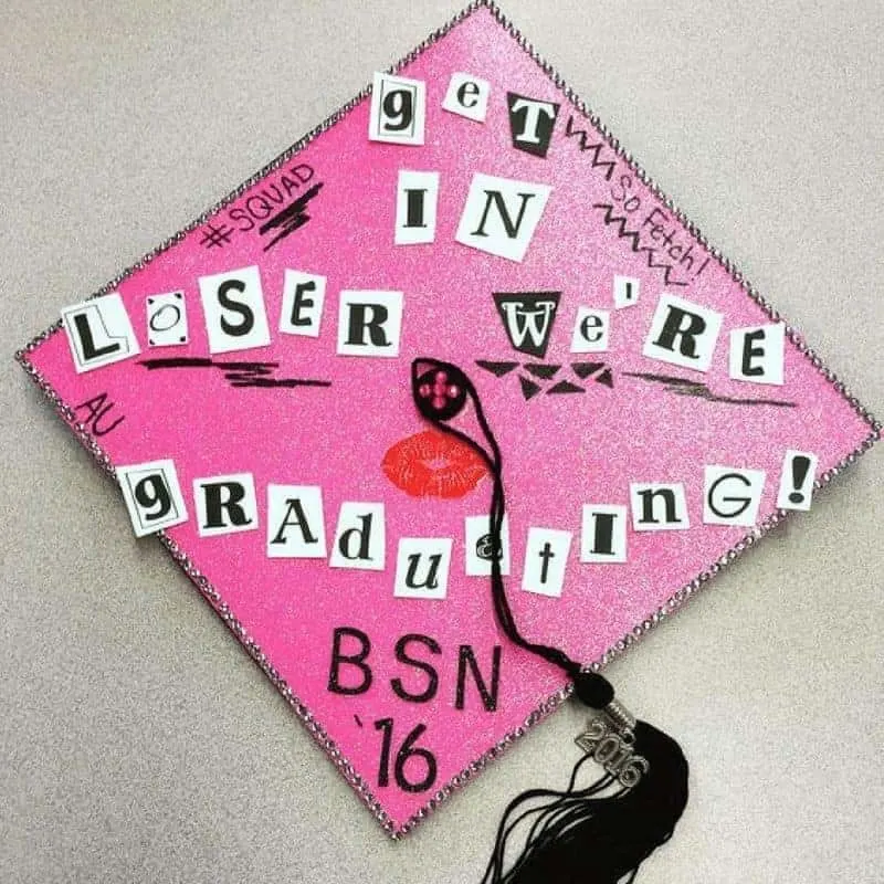 mean girls grad cap idea