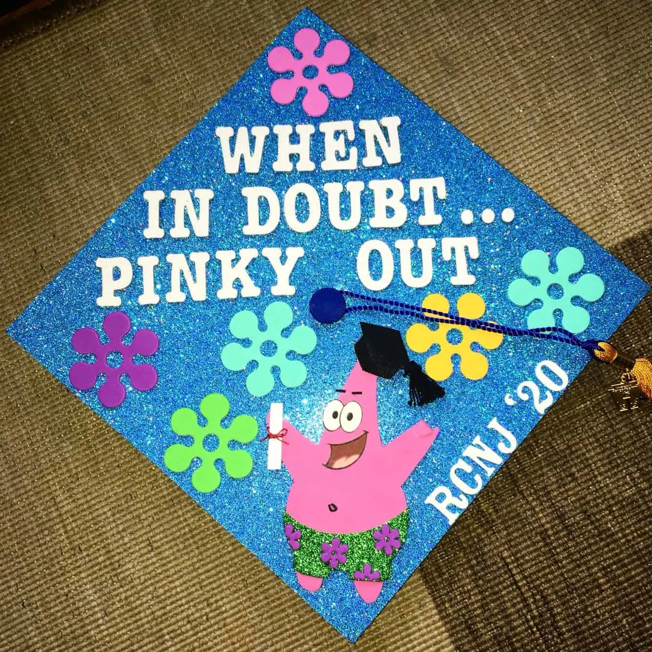 graduation cap ideas spongebob