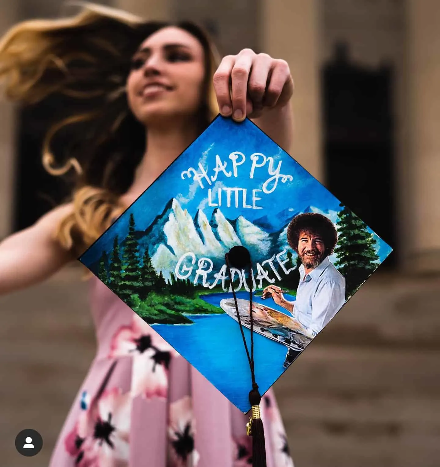 Handpainted Graduation Cap