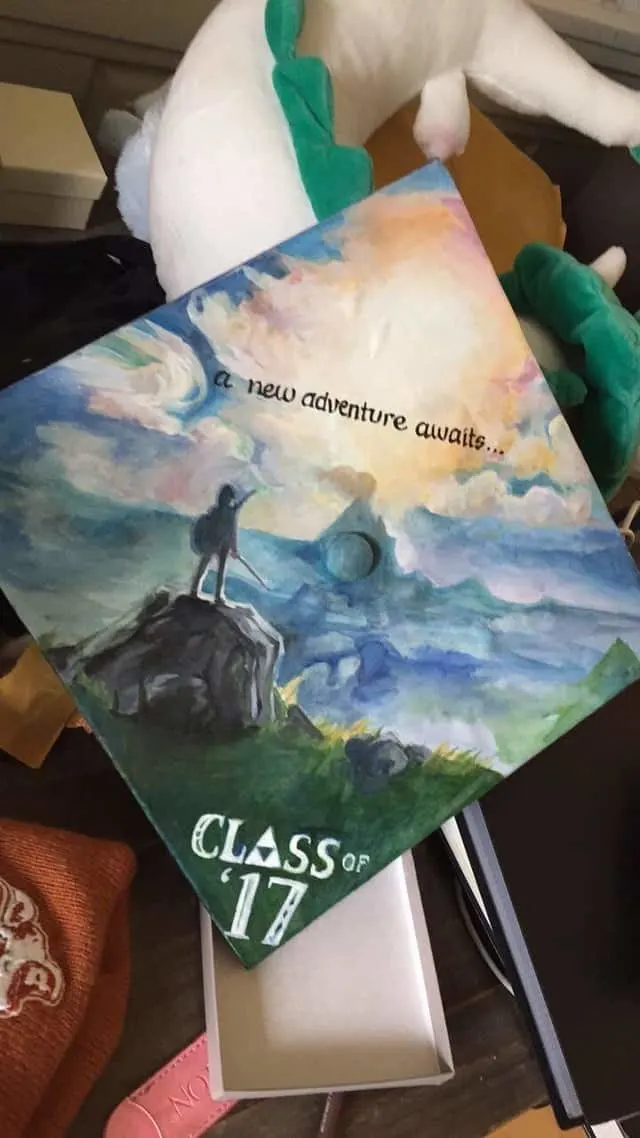 Handpainted Graduation Cap