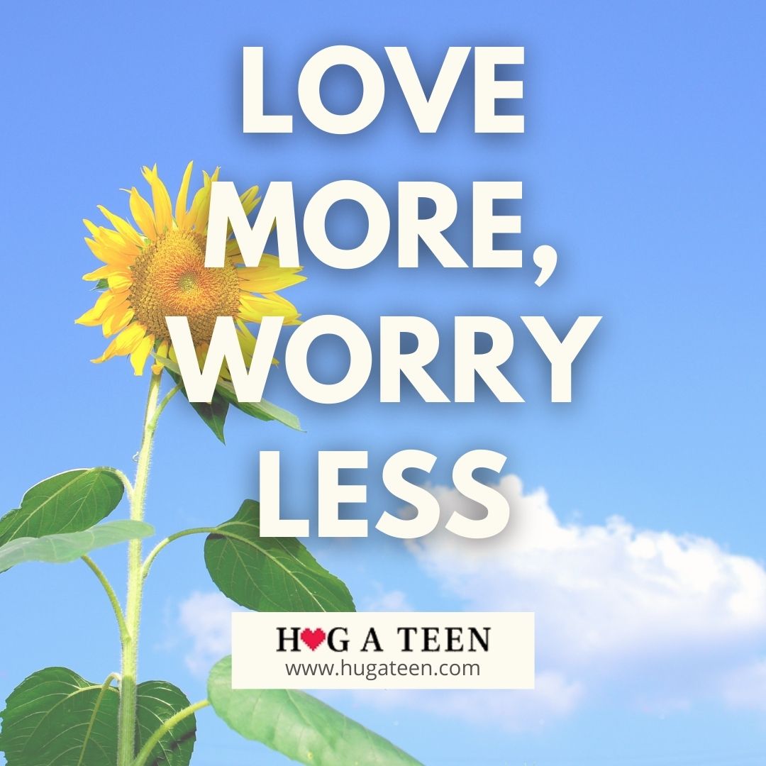 Love More Worry Less - Deep 4 Word Short Love Quotes