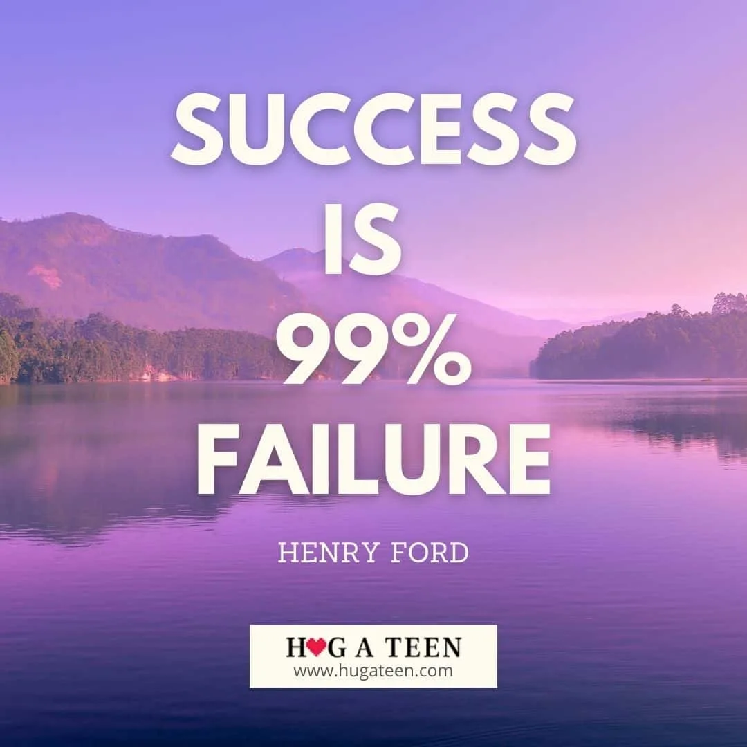success is 99% failure - 4 word inspirational quotes short