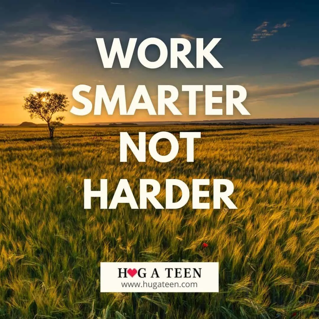 work smarter not harder - inspirational short quotes for work