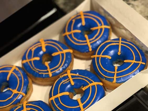 Nerf theme color donuts