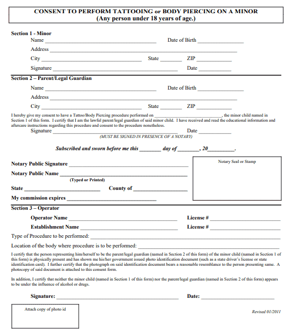 minor consent form download