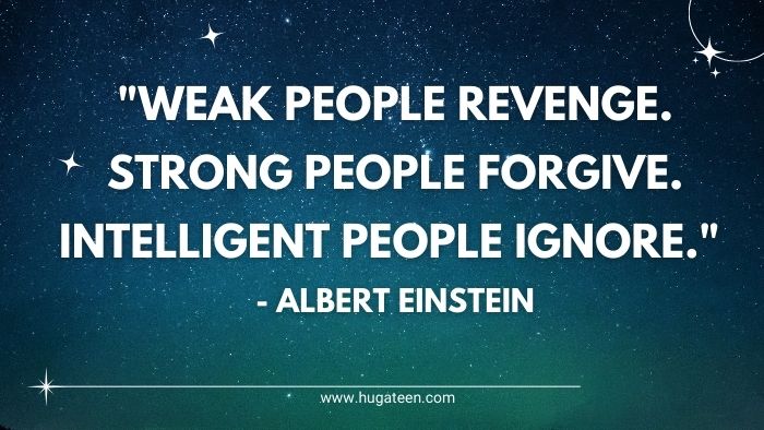 Revenge quote Albert Einstein